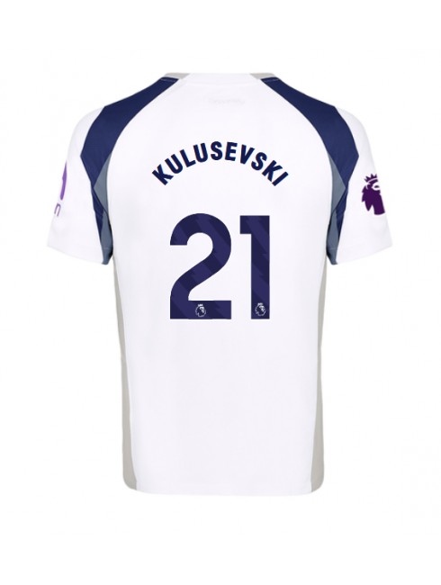 Tottenham Hotspur Dejan Kulusevski #21 Heimtrikot 2025-26 Kurzarm Tottenham Hotspur Dejan Kulusevski #21 Heimtrikot 2025-26 Kurzarm